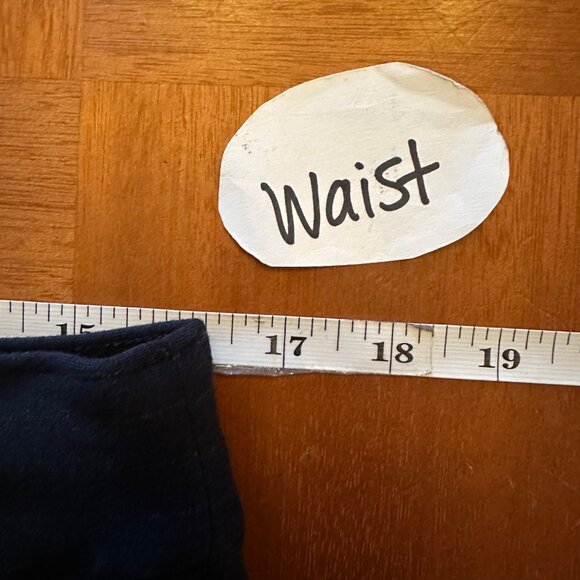 Spanx Womens Blue Wide-Leg Pinstripe Pants XL - Picture 3 of 8